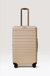 The Medium Check-In Roller in Beige