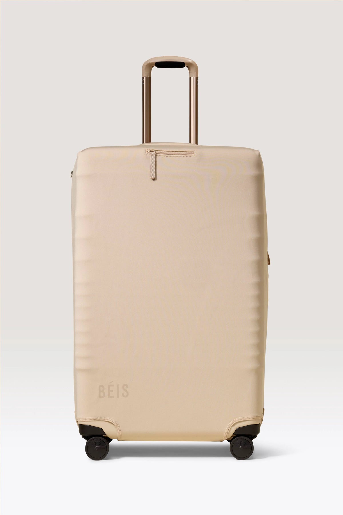 The Large Check-In Luggage Cover in Beige
