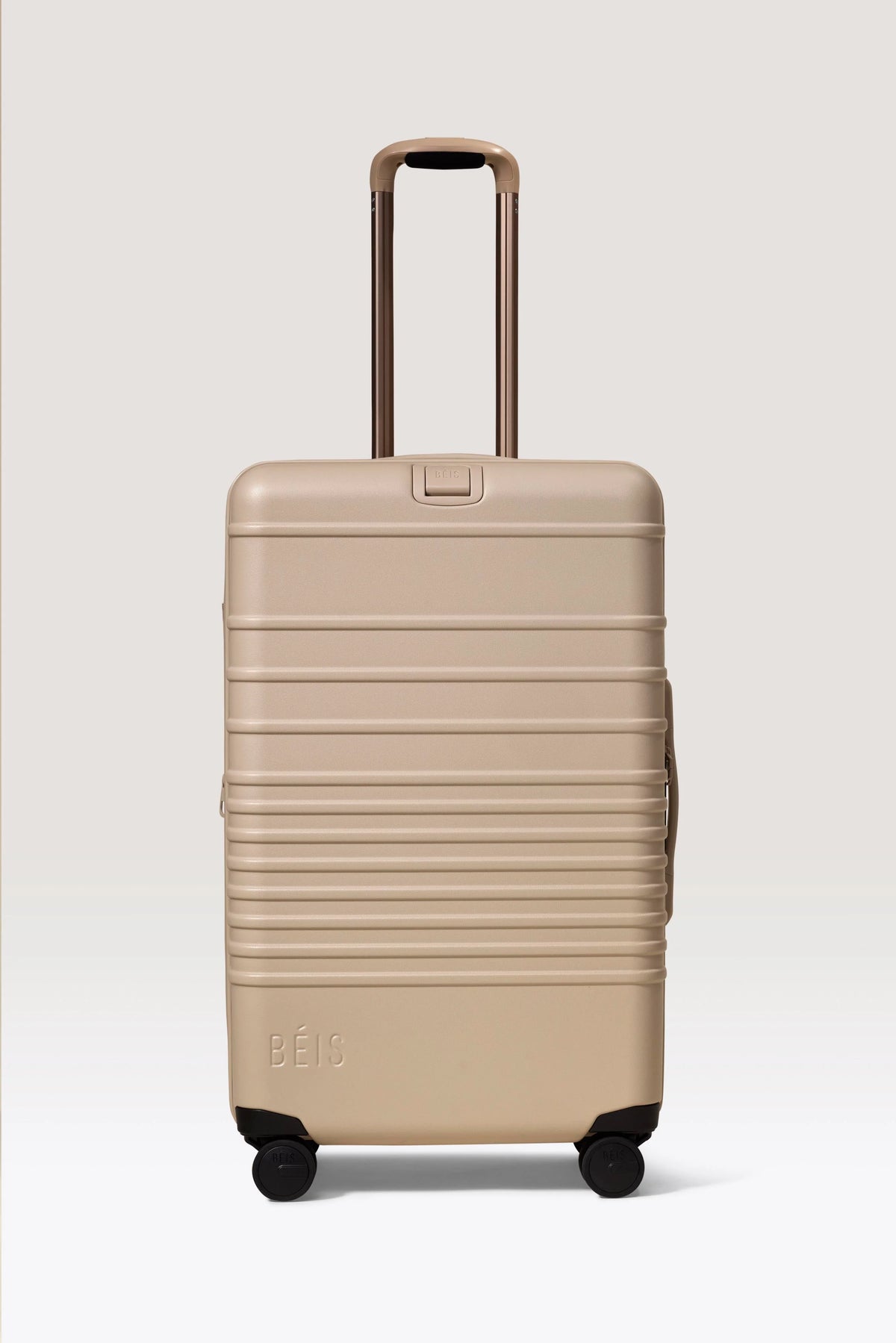 The Medium Check-In Roller in Beige